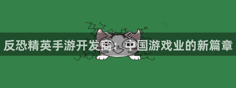 汇丰娱乐加拿大在线预测网站：反恐精英手游开发商：中国游戏业的