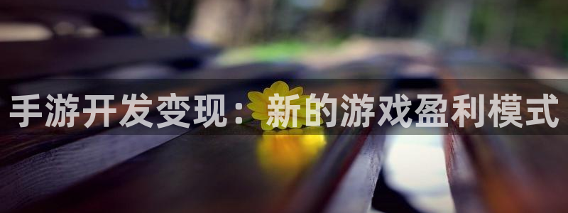 汇丰娱乐app：手游开发变现：新的游戏盈利模式