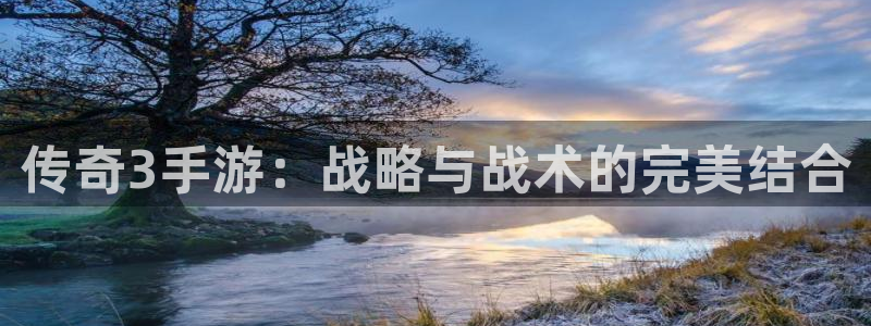 pc汇丰娱乐预测百分比：传奇3手游：战略与战术的完美结合